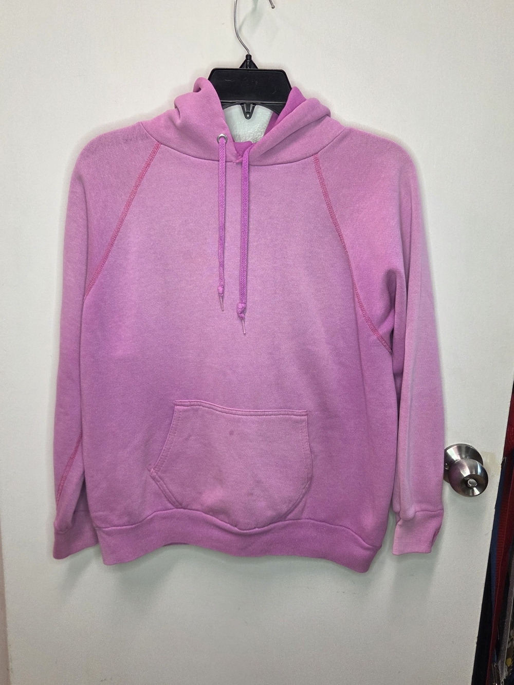 Pullover Sweatshirt Vintage early 80s Tultex pink old school hoodie